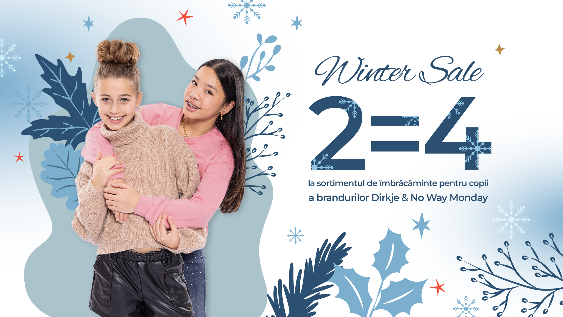 Winter Sale la Tagaer: 2=4 la haine pentru copii